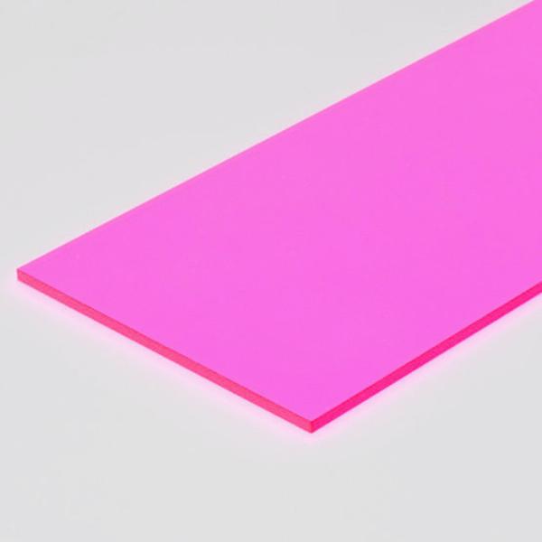 Buy Fluorescent Pink Translucent Acrylic Sheets 4x8 Inch Plexiglass For Advertising at wholesale prices