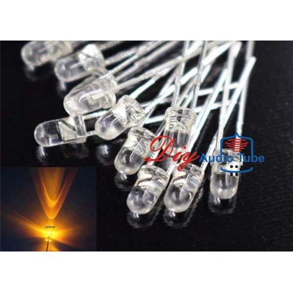 Buy Water Clear LEDs Light Emitting Diode , Flashing LED Diode 2000 - 3000MCD Luminous at wholesale prices