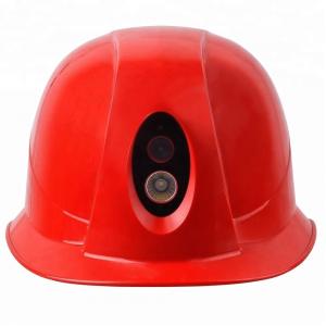 China Construction Safety Helmet with Camera 4G 3G WIFI Network Wireless 2-Way Audio on sale