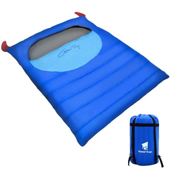 Buy 210*160cm 190T Polyester Warm Sleeping Bags For Camping at wholesale prices