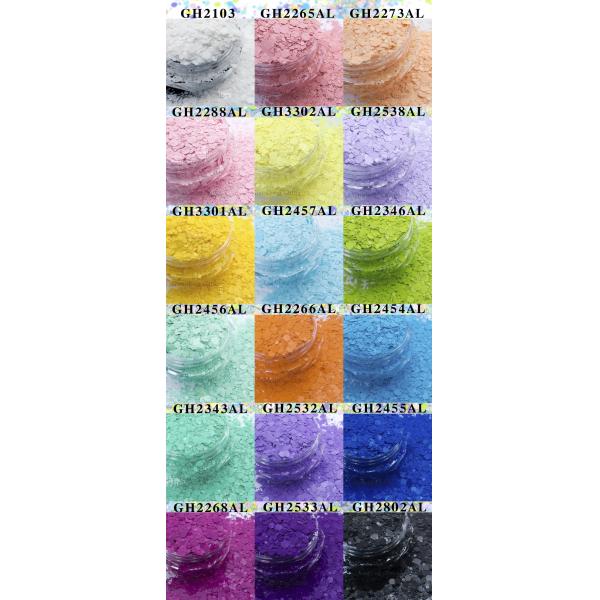 Matte Solvent Resistant Glitter Epoxy Chunky Mix For Nail Arts Decorations
