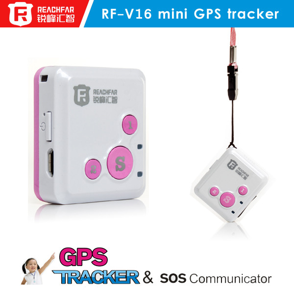Buy Reachfar rf-v16 mini personal gps gsm tracker watch for kids elderly children at wholesale prices