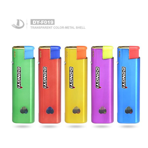 Customized Request Dy-F019 Smoking Windproof Disposable or Refillable Gas