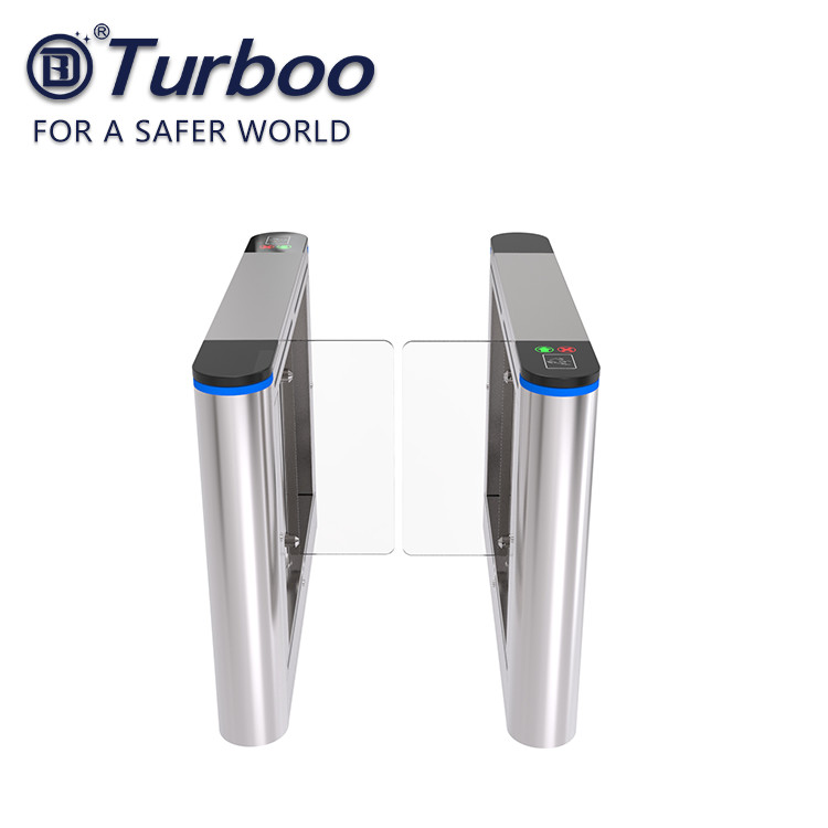 High Speed Flap Barrier Gate / Controlled Access Gates With Infrared Sensors