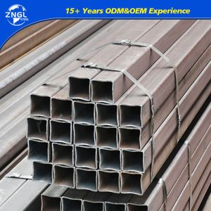 Asmt Q235 Carbon Steel Hot Rolled Seamless Square Metal Tube for Black Hollow