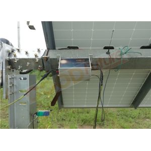Flat Single Shaft Roof Mounted Solar Tracker Reduction Gear Drive