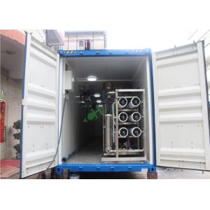 China 40 Foot Containerized Water Treatment Plant RO Sea Water Machine on sale