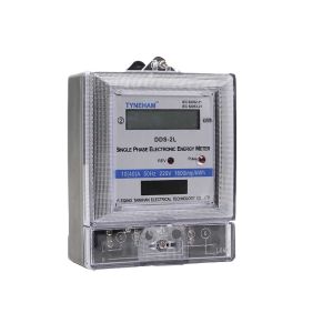 One Card Single Phase Electronic Energy Meter / Electric KWH Meter 1 Phase 50HZ