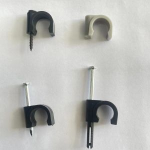 Thickened Plastic Cable Clips Pipe Clips Burr Free Versatility