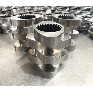 European Equivalent Twin Screw Extruder Components Stainless Steel Screw Elements