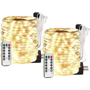 Quality 300 LEDs 100 FT Plug In Indoor Copper String Lights With Remote IP 65 for sale