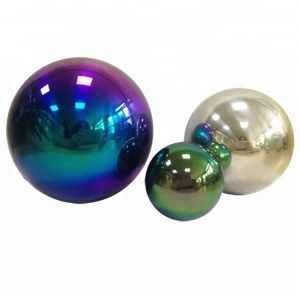 Rainbow Hollow Steel Ball 80MM 120MM 100MM For Education High Polished Surface