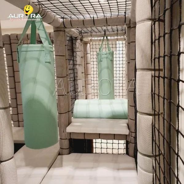 Children Playground Indoor Soft Play Equipment With Bouncing Maze