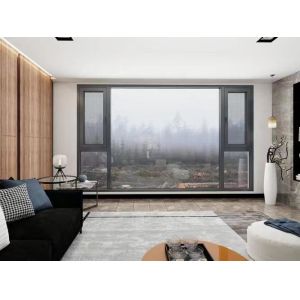 China Customizable Aluminum Alloy Casement Windows Soundproof / Insulated Office Building Essential on sale