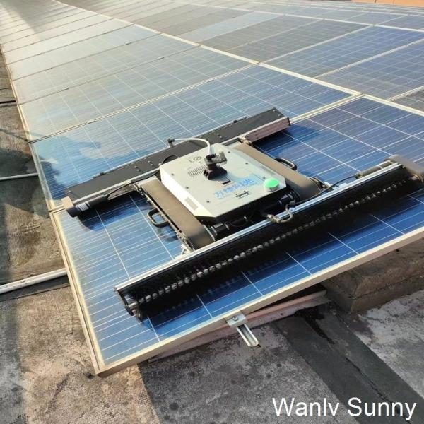 Electric Solar Panel Cleaning Robot Anti-Falling Control and Maintenance