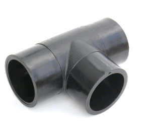 Buy High Pressure A234 WPB Carbon Steel Pipe Tee connector Black Painting at wholesale prices
