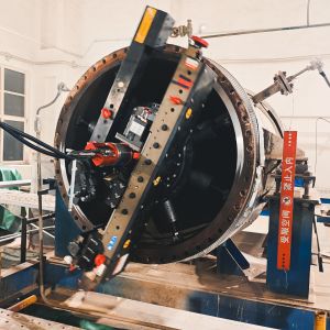 80 Inches Flange Milling Machine Flange Facer Equipment High Durability