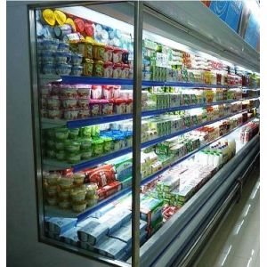 Dairy And Drinks Multideck Open Chiller Large capacity show and adjustable