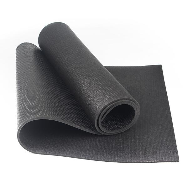 Buy PVC High Density 72x26" Black Fitness Mat Double Layer TPE at wholesale prices