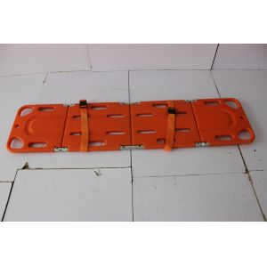 1.91M Foldable Spine Board, Fire Rescue Plastic Stretcher, Swimming Rescue