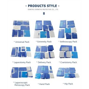 Sterile Disposable Medical Surgical Drape Ophthalmic Universal Pack