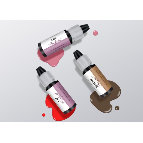 6ML Emulsion Permanent Makeup Pigments Eyebrow Cosmetics Tattoo Lip Blush Color