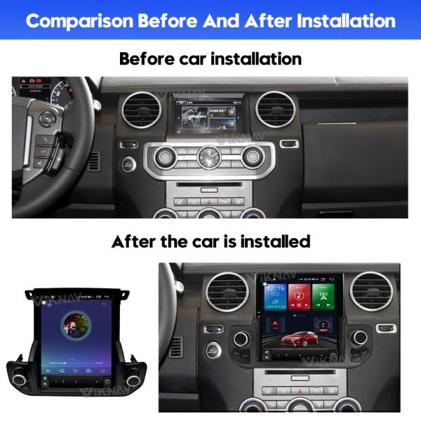 Viknav Car Radio For Land Rover Discovery 4 LR4 (2009-2016) 10.25inch Upgrade Wireless CarPlay Touch Screen Stereo Player