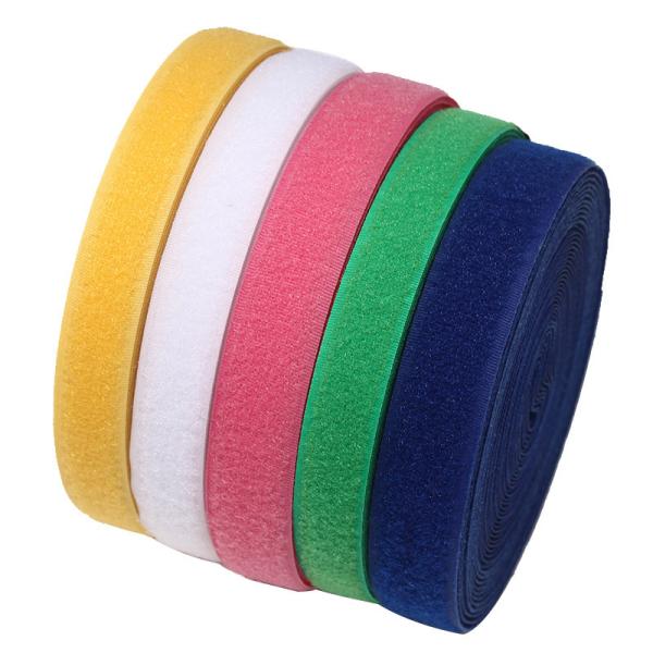 wholesale solid color black and white hook & loop for sewing clothes magic sticks