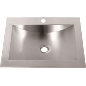 Customized Stainless Steel Luxury Bathroom Sink With Sound Insulating Coating And Pads