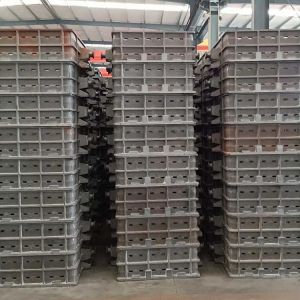 Sand casting flask for moulding line