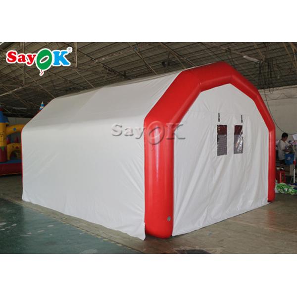 Inflatable Pole Tent Large Airtight Mobile Hospital Inflatable Medical Tent To Set Medical Beds