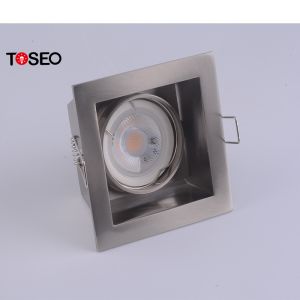 MR1 6 Fixture Recessed Downlights Frame Adjustable GU10 Spotlight