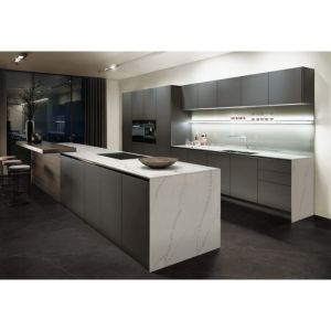 Antibacterial Quartz Overlay Countertops Anti Pollution Quartz Kitchen Top