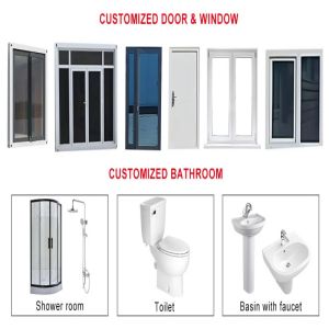 Prefabricated Duplex Double Story Shipping Container House with Modular Sandwich