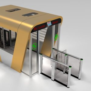 Automatic Swing Gate Turnstile with Anti-tailgating Features | Enhance Building