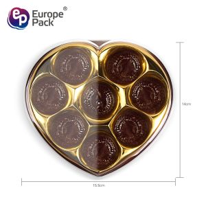 New style wedding packing gift plastic chocolate hearts box