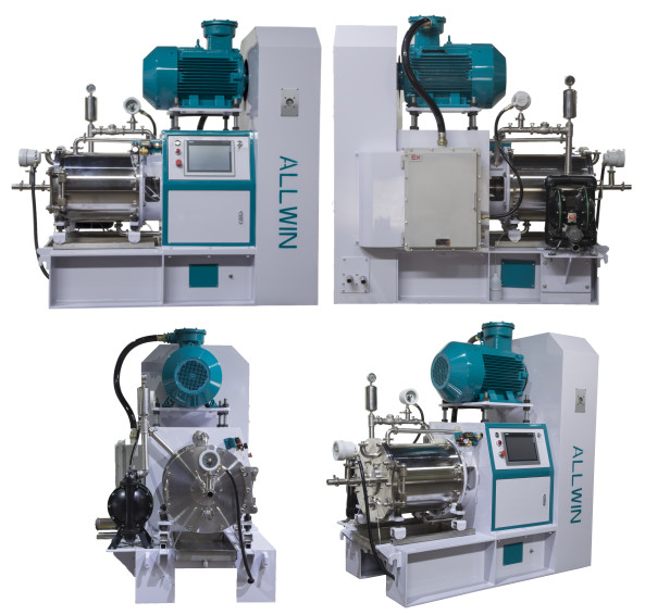 Paper Making Horizontal Pine Type Bead Mills 60L 75KW SIC Ceramics/ 304