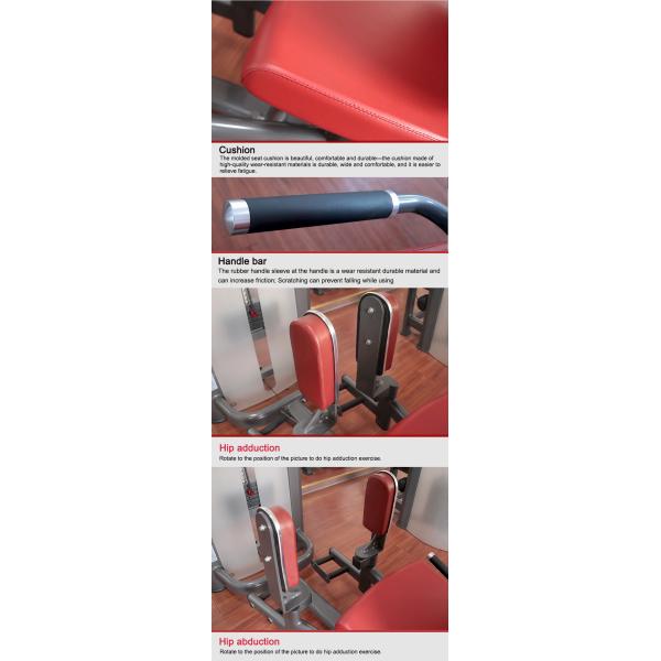 Functional Life Fitness Hip Abduction / Adduction Machine For Leg Exercise
