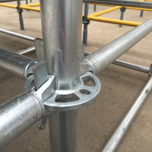 Construction Scaffolding HDG Steel Ringlock Vertical Standard 2500mm