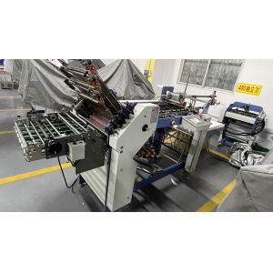 China Booklet Leaflets Commercial Paper Folding Machine With PLC Electrical System on sale