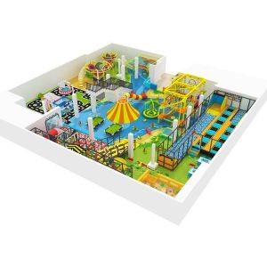 Colorful Customized Kids Indoor Playground Equipment 2-12 Age Commercial