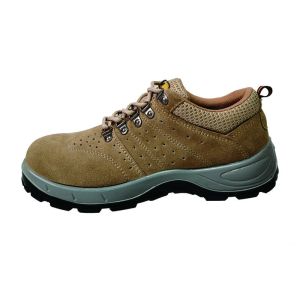 China Shengjie Man'S Leather Steel Toe Cap Anti-Smashing Anti-Piercing Wear-Resistant Safety Shoes Breathable Work Shoes on sale