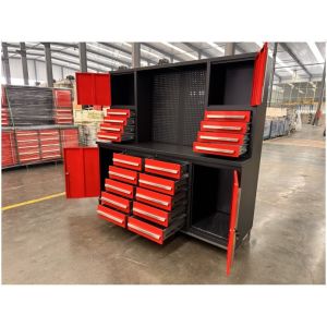 Customized OBM Support Heavy Duty Car Repair Tool Cabinet with 18 Drawers and 4
