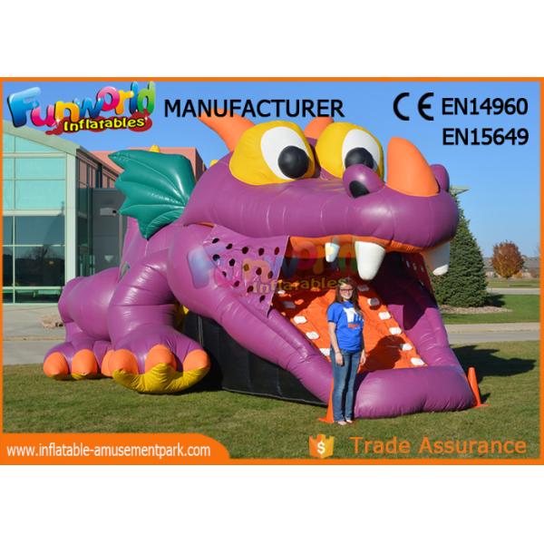 Large Inflatable Slip n Slide For Amusement Park / Birthday Party