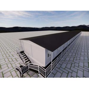 Quick Assemble Container Room Prefab Modular House with Wind Proof Advantage