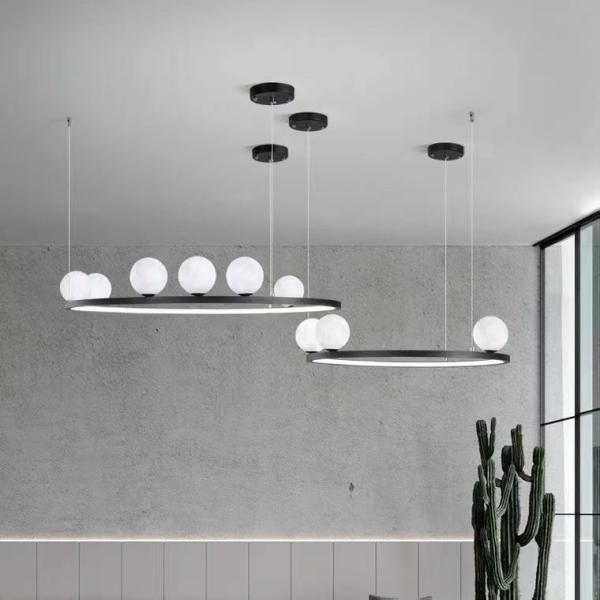 Luxury Pendant Lamp Glass Ball Chandeliers Decor Light Fixtures Ceiling Modern Glass Pendant Lamps