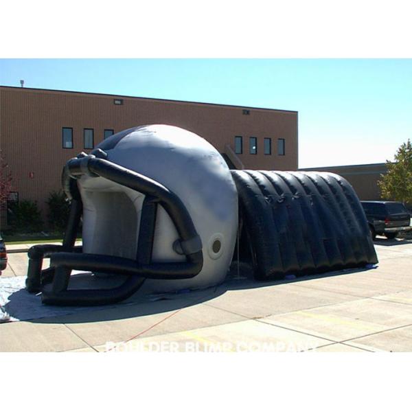 Purple Inflatable Sports Games Football Tunnel For Event / Advertisement