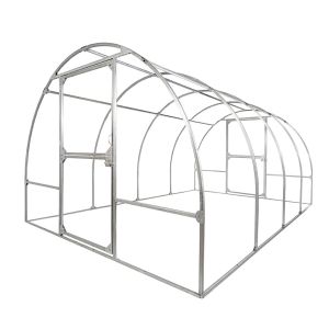 China CE ISO Greenhouse Metal Frame Parts Industrial Steel Mult Span on sale