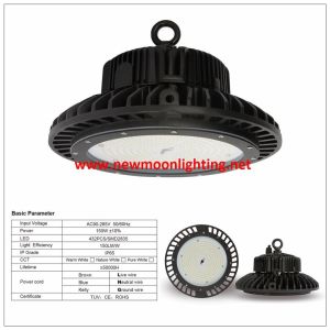 China 150 Watt LED High Bay UFO Lights,22500 Lumen,Ultra Efficient 150 LM/W,6500K,IP65 Waterproof Dustproof,Warehouse LED lamp on sale