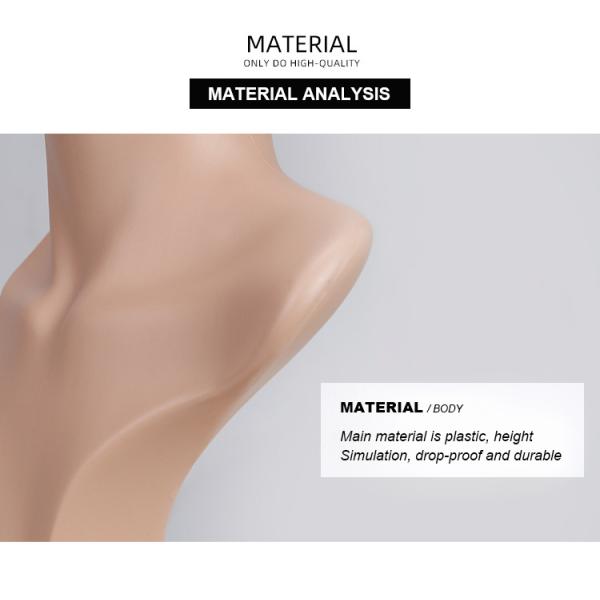 Support Sample Service Male Head Mannequin For Wig Display